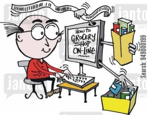 How to grocery shop online.