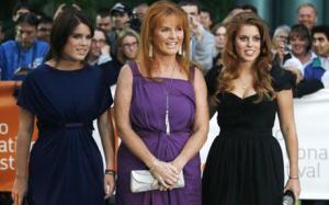 Young Victoria Gala Screening - 2009 Toronto International Film Festival...TORONTO - SEPTEMBER 19: (L-R) Princess Eugenie Ferguson, Sarah Ferguson,the Duchess of York, and Princess Beatrice Ferguson attend the premiere of "Young Victoria" at the Roy Thompson Hall as part of the Toronto International Film Festival on September 19, 2009 in Toronto, Canada. (Photo by Jim Ross/Getty Images)